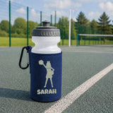 Navy Water Bottle & Holder