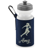 Navy Water Bottle & Holder