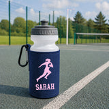 Navy Water Bottle & Holder