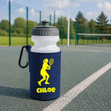 Navy Water Bottle & Holder