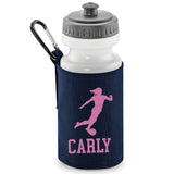 Navy Water Bottle & Holder