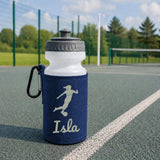Navy Water Bottle & Holder
