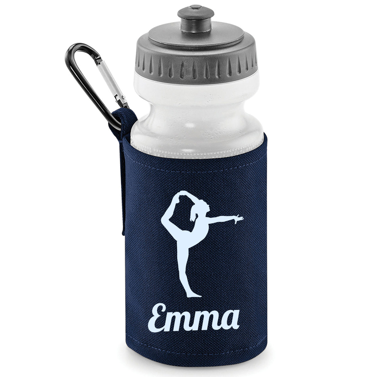 Navy Water Bottle & Holder
