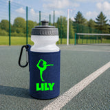 Navy Water Bottle & Holder