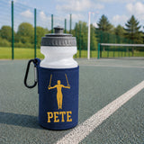 Navy Water Bottle & Holder