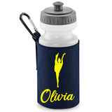 Navy Water Bottle & Holder