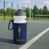 Navy Water Bottle & Holder