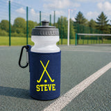 Navy Water Bottle & Holder