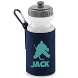 Navy Water Bottle & Holder