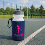 Navy Water Bottle & Holder