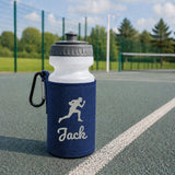 Navy Water Bottle & Holder