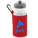 Red Water Bottle & Holder