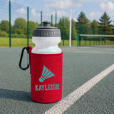 Red Water Bottle & Holder