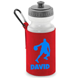 Red Water Bottle & Holder