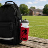Red Water Bottle & Holder