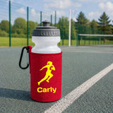 Red Water Bottle & Holder