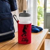 Red Water Bottle & Holder