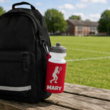 Red Water Bottle & Holder