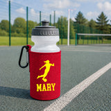 Red Water Bottle & Holder
