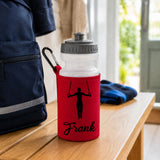Red Water Bottle & Holder