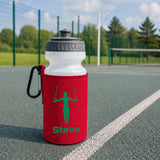 Red Water Bottle & Holder