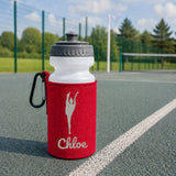 Red Water Bottle & Holder