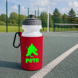Red Water Bottle & Holder