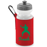 Red Water Bottle & Holder