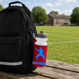 Red Water Bottle & Holder