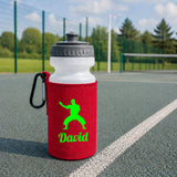 Red Water Bottle & Holder