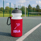 Red Water Bottle & Holder
