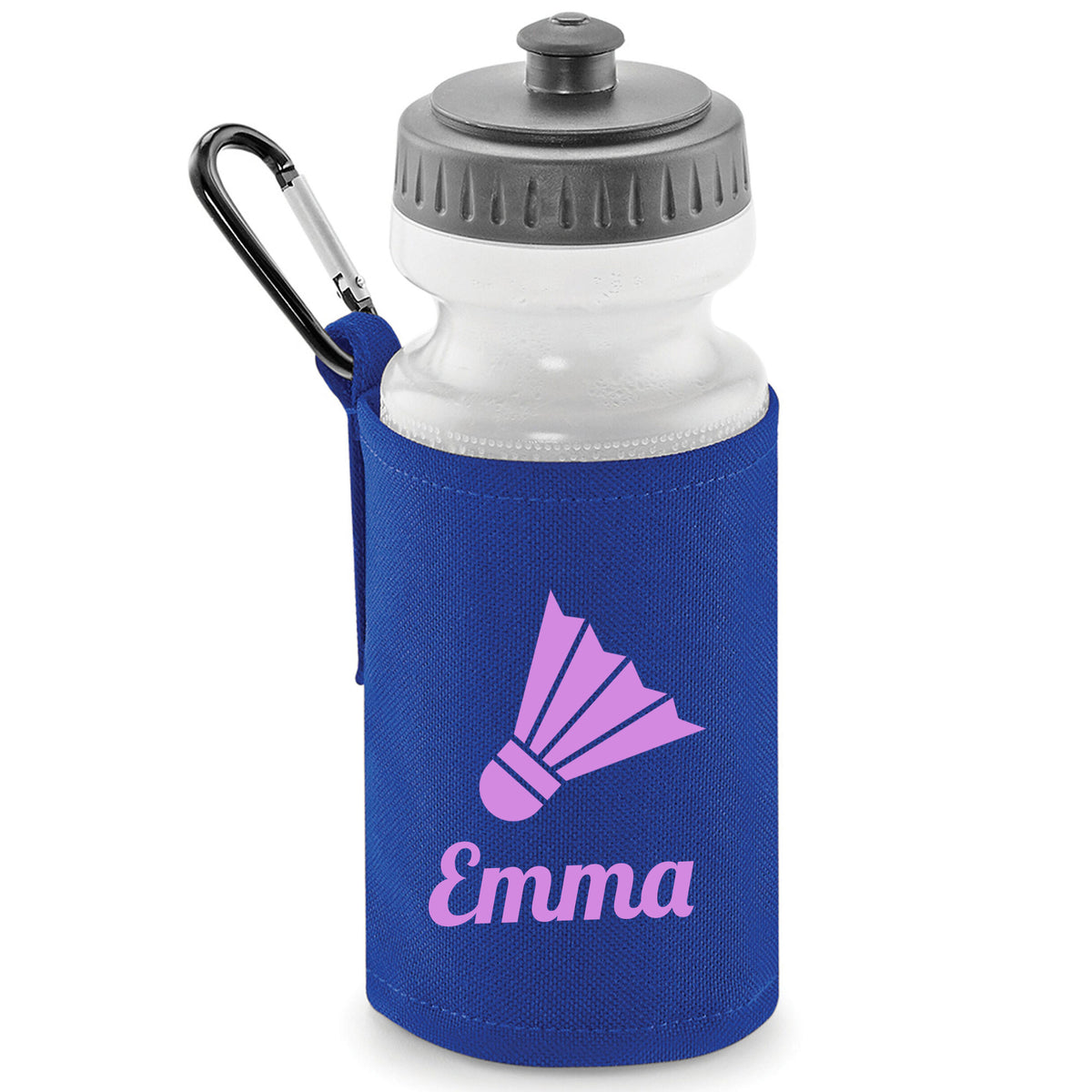 Royal Blue Water Bottle & Holder