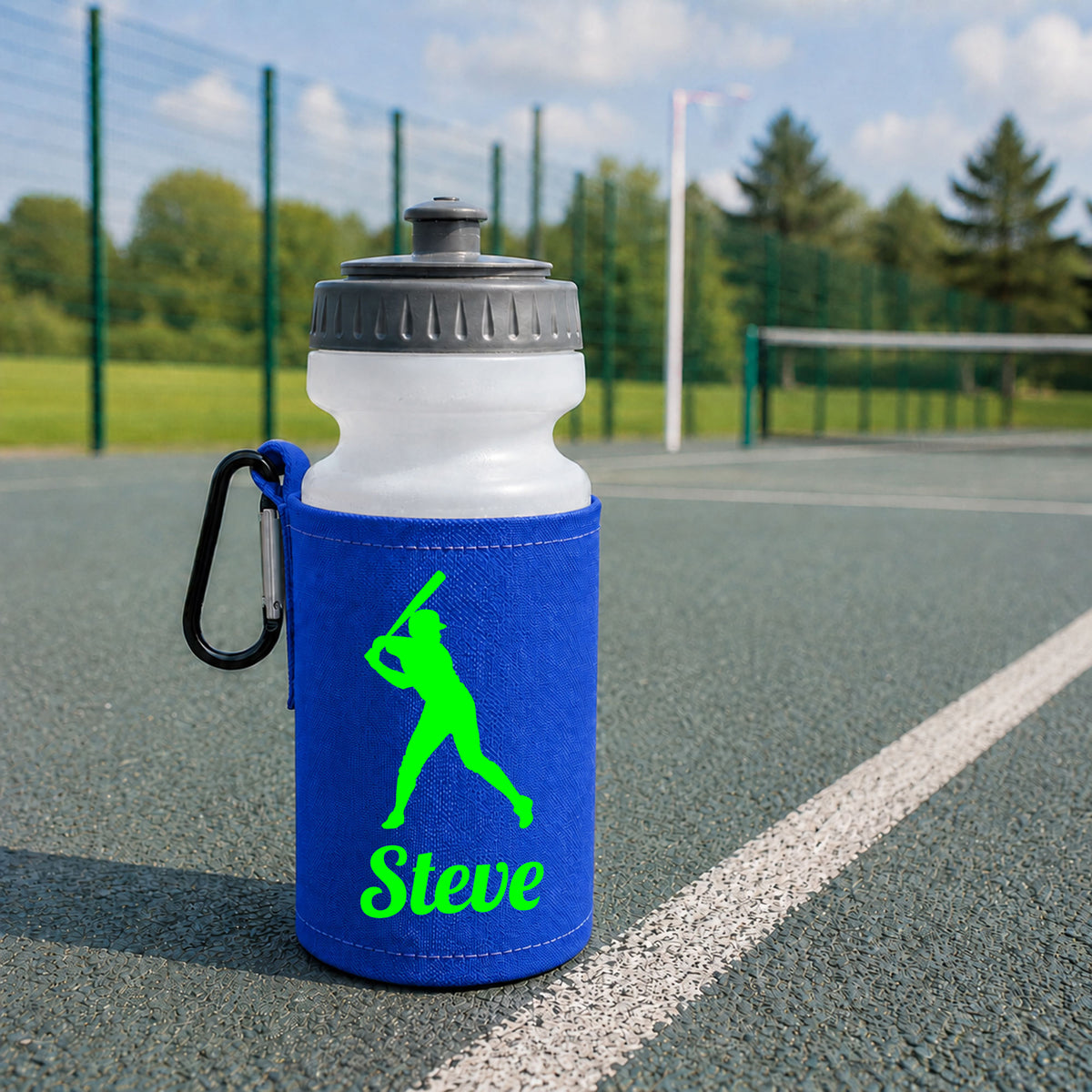 Royal Blue Water Bottle & Holder