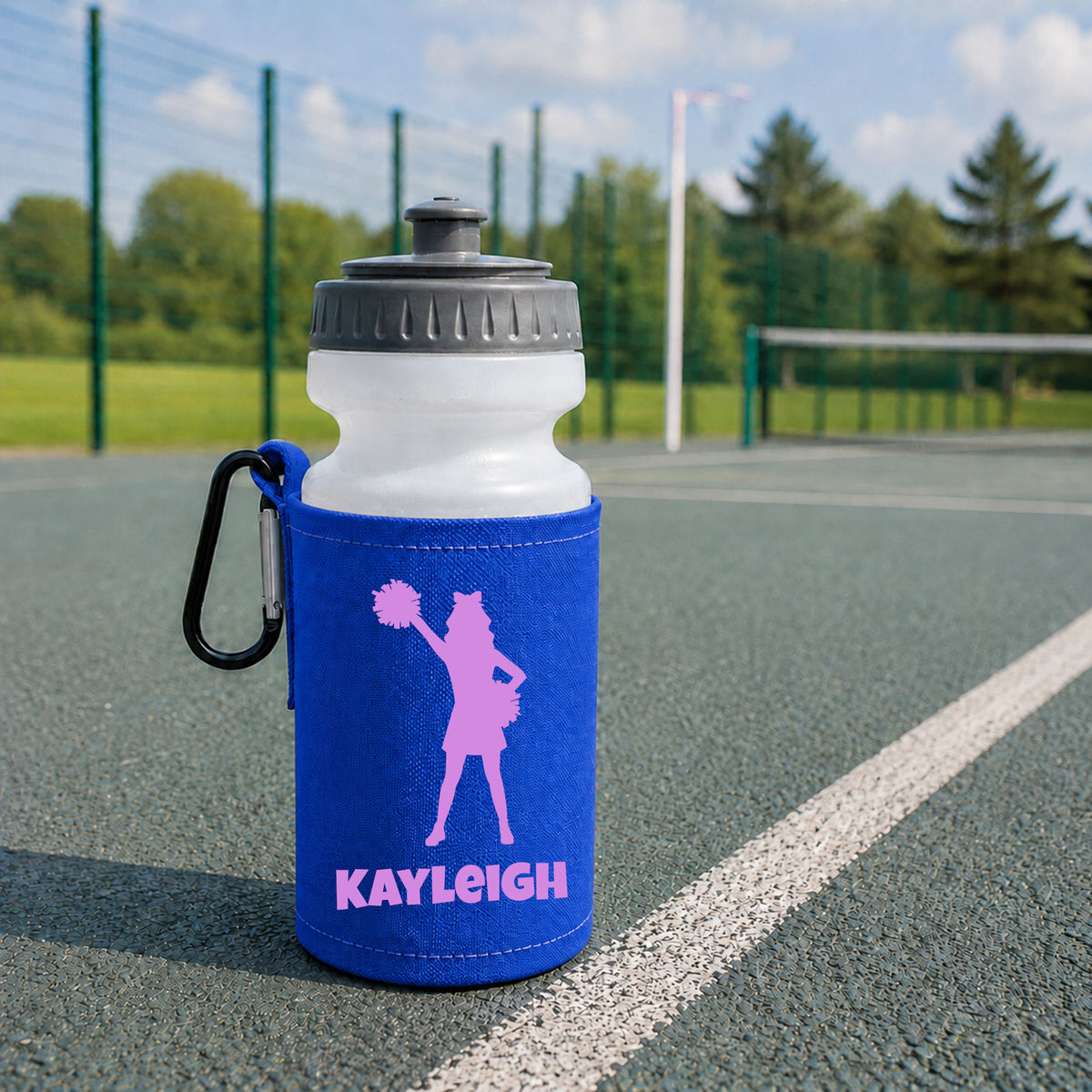 Royal Blue Water Bottle & Holder
