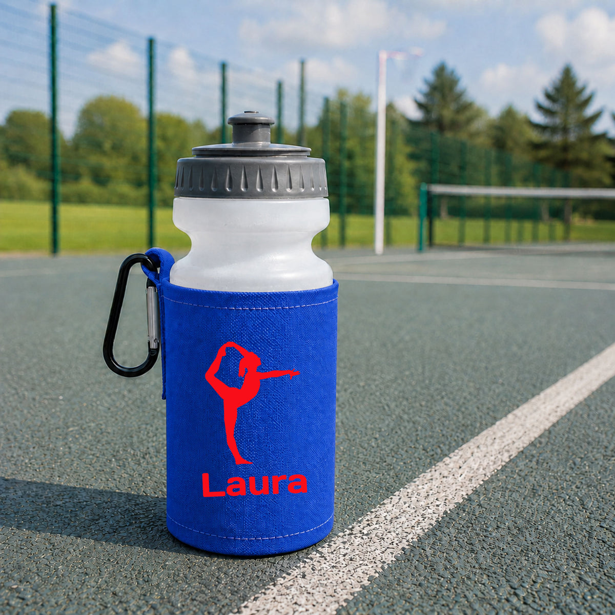 Royal Blue Water Bottle & Holder