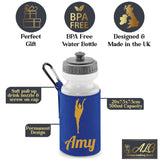 Royal Blue Water Bottle & Holder