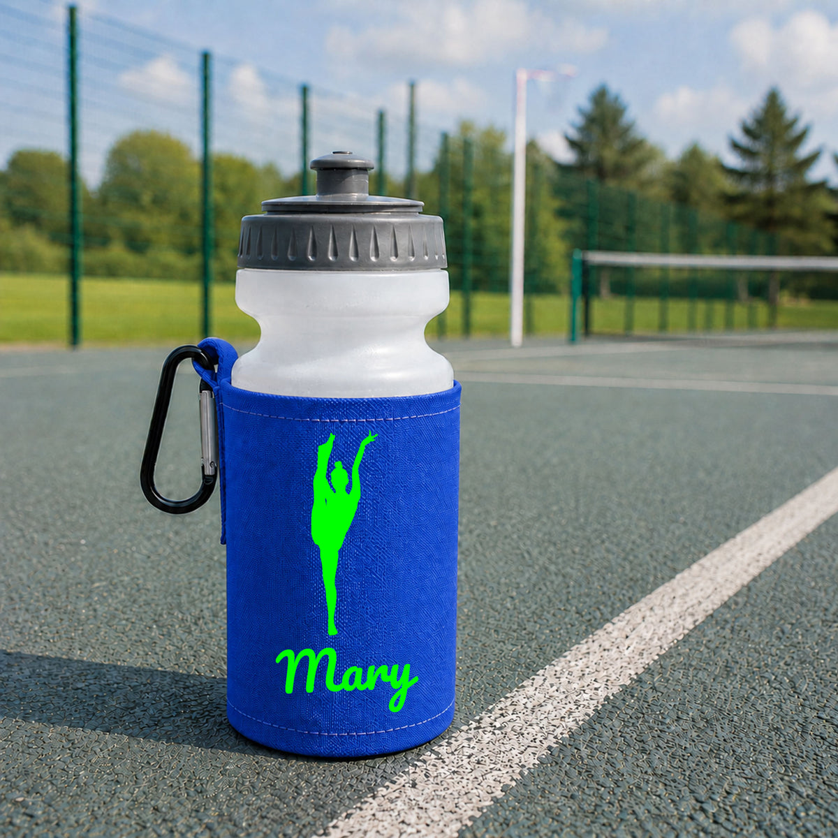 Royal Blue Water Bottle & Holder