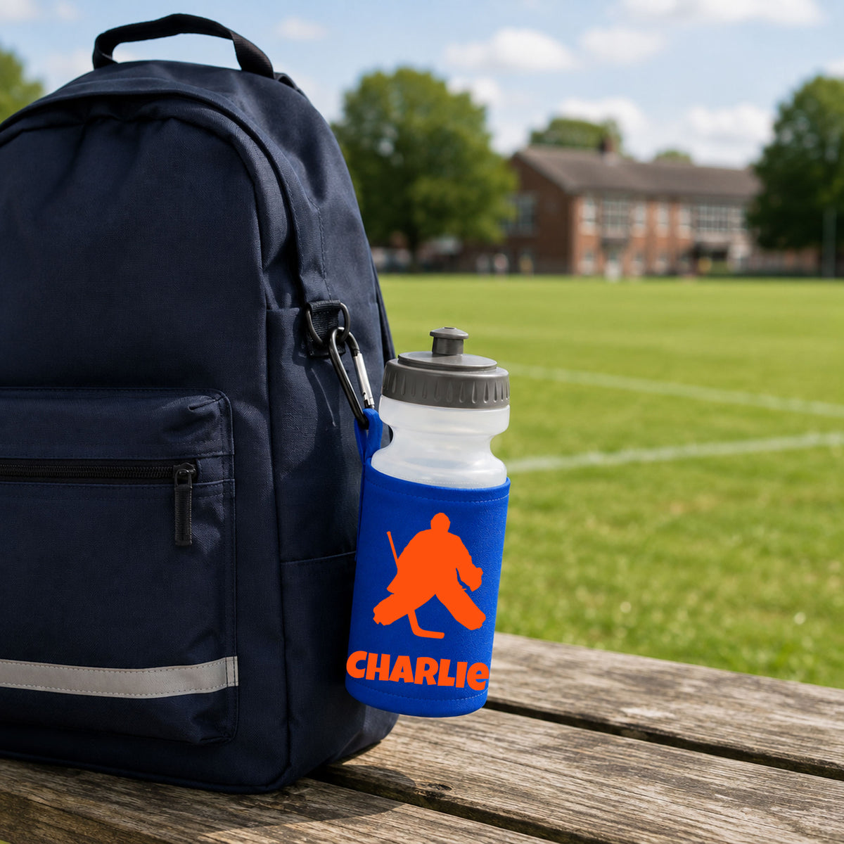 Royal Blue Water Bottle & Holder
