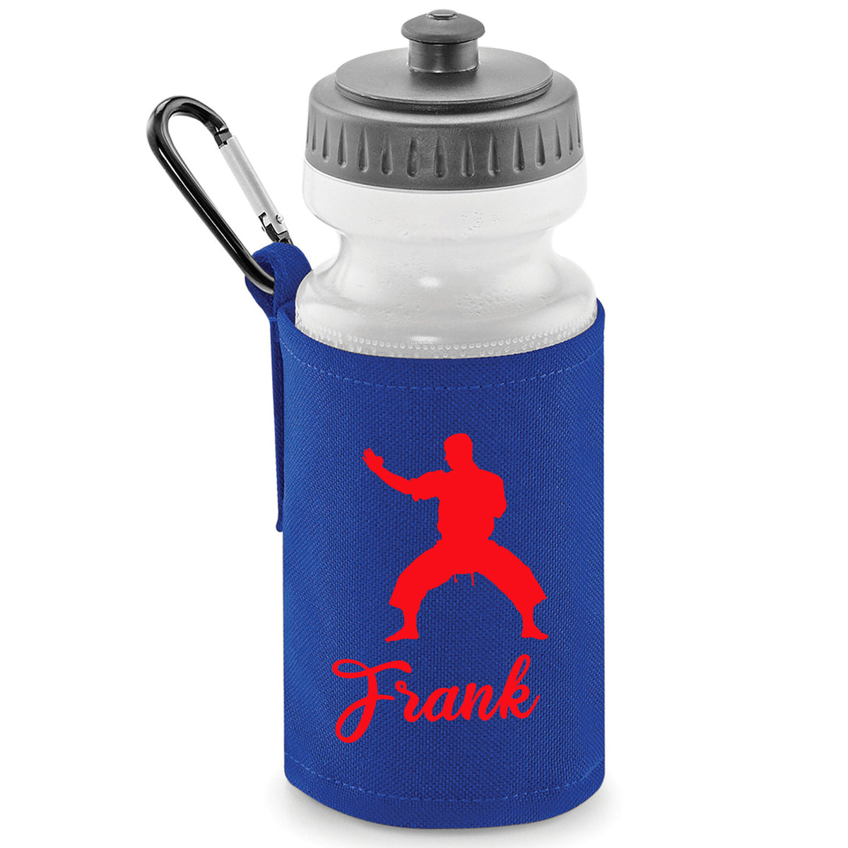 Royal Blue Water Bottle & Holder