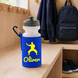 Royal Blue Water Bottle & Holder