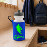 Royal Blue Water Bottle & Holder