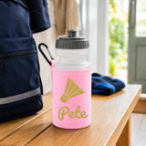 Baby Pink Water Bottle & Holder