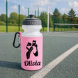 Baby Pink Water Bottle & Holder