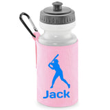 Baby Pink Water Bottle & Holder