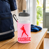 Baby Pink Water Bottle & Holder
