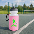 Baby Pink Water Bottle & Holder