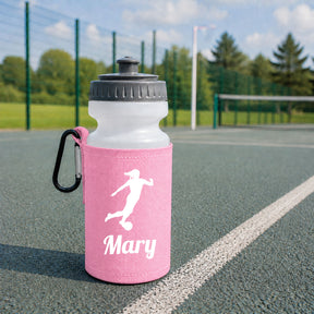 Baby Pink Water Bottle & Holder