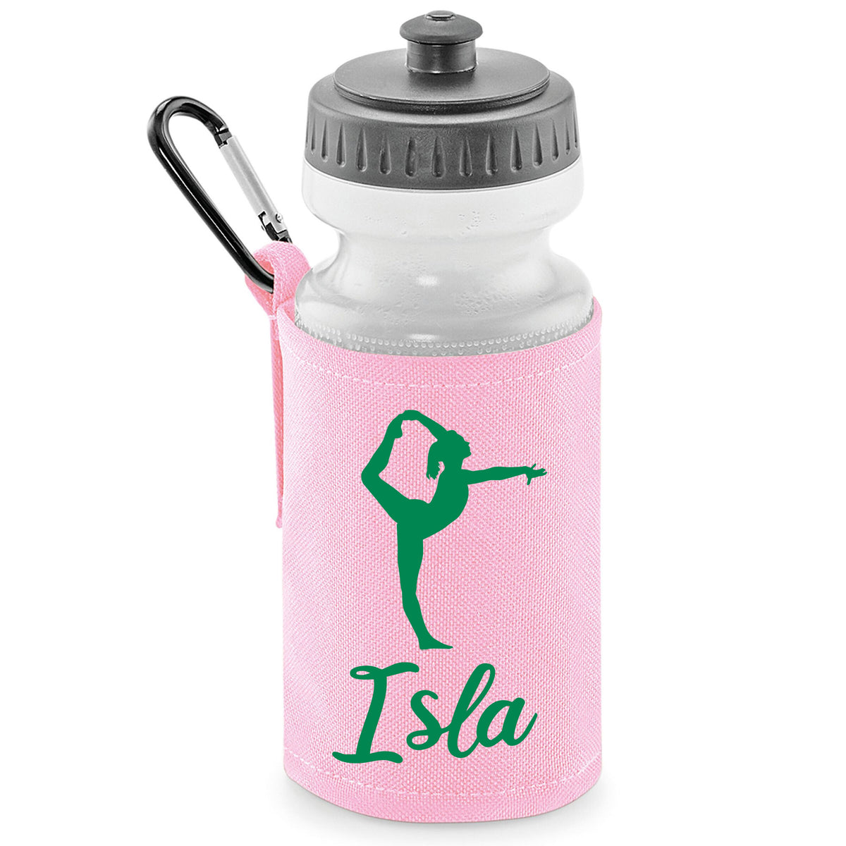 Baby Pink Water Bottle & Holder