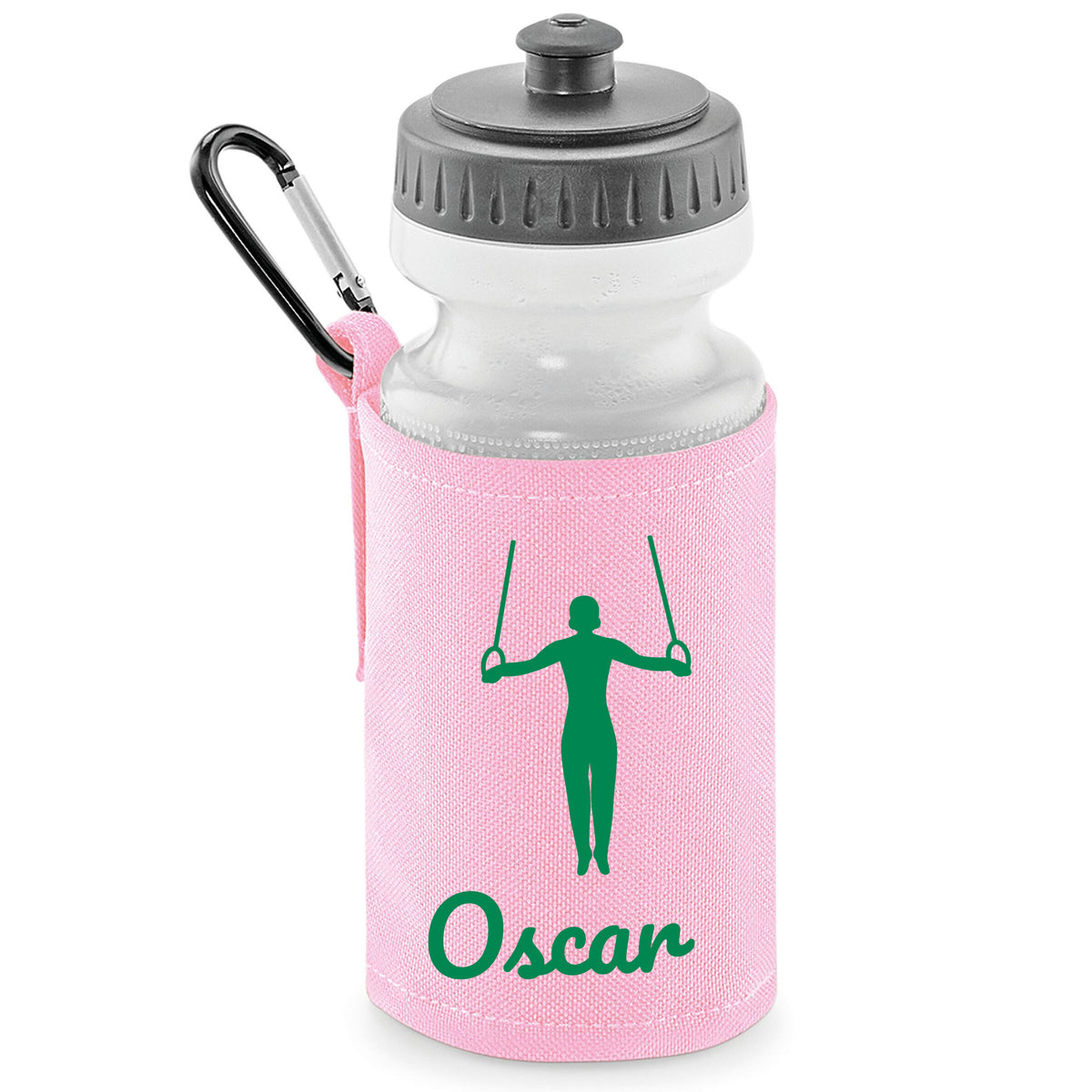 Baby Pink Water Bottle & Holder