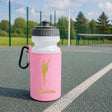 Baby Pink Water Bottle & Holder